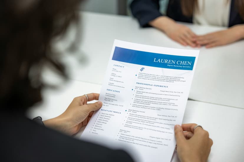 Professional CV preparation